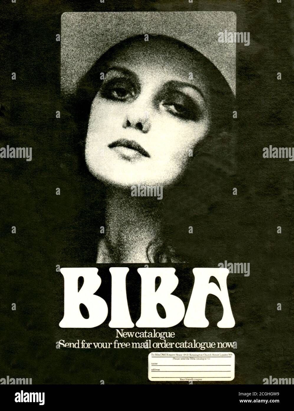 1960s UK BIBA Magazine Advert Stock Photo - Alamy