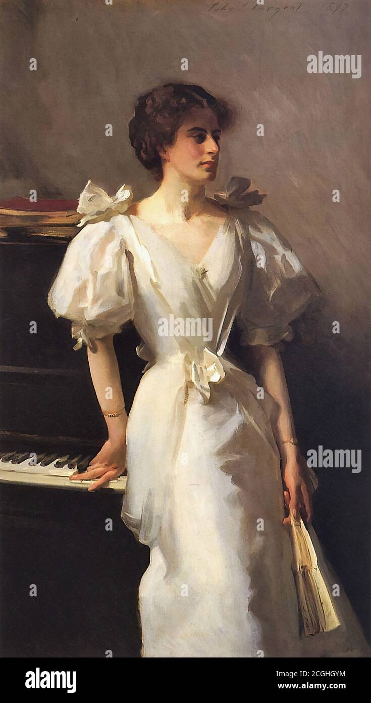 Sargent John Singer - Catherine Vlasto - British School - 19th  Century Stock Photo