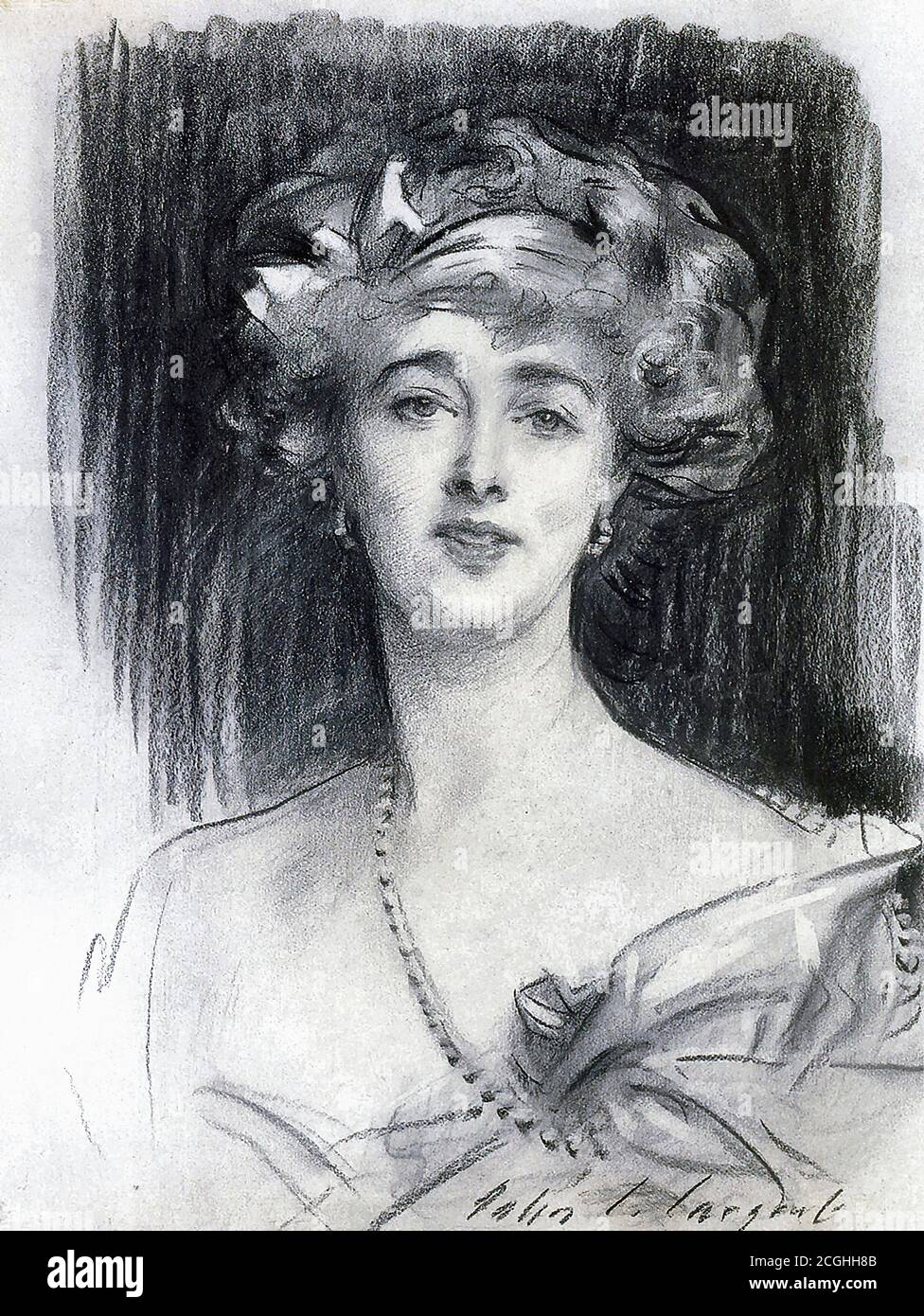 Sargent John Singer - Daisy Princess of Pless - British School - 19th  Century Stock Photo