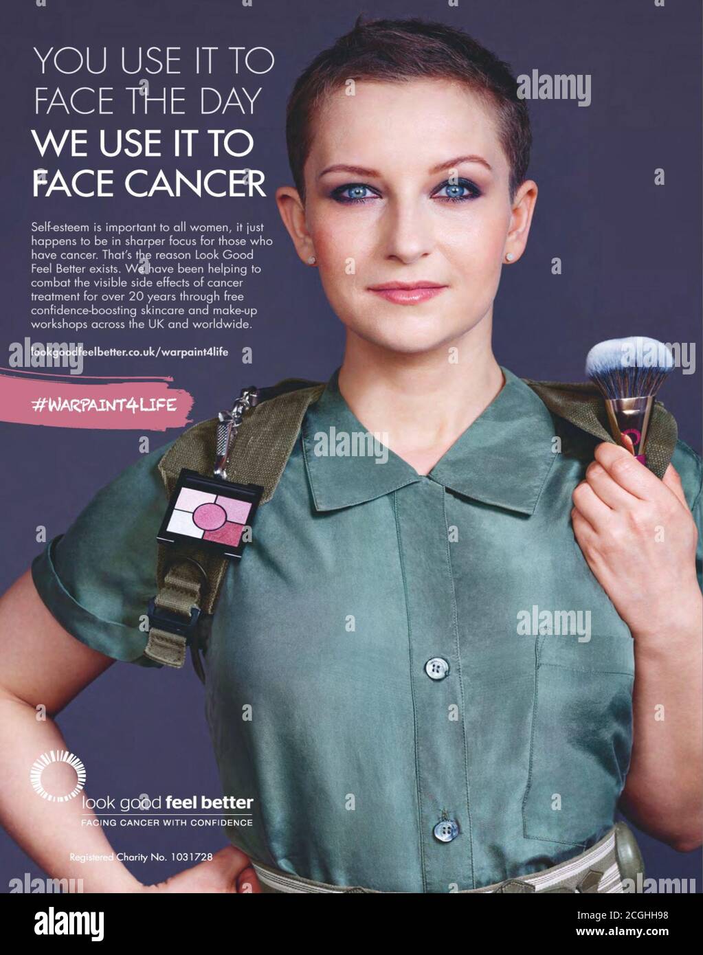 2010s UK Warpaint4life Magazine Advert Stock Photo Alamy