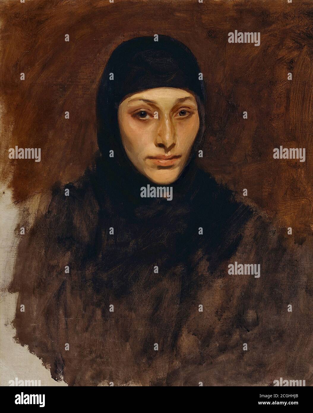 Sargent John Singer - Egyptian Woman 1 - British School - 19th  Century Stock Photo