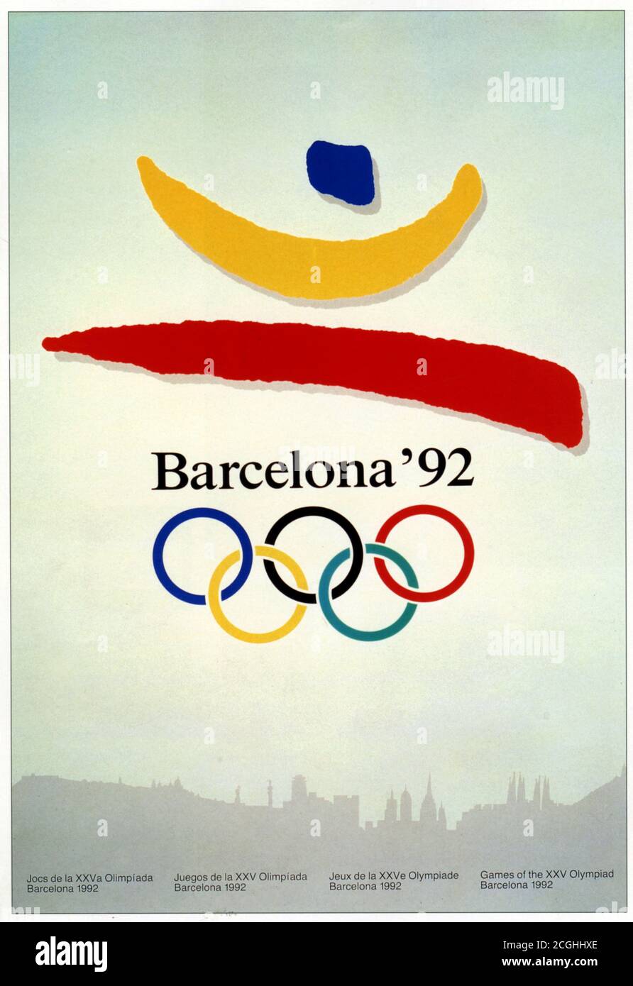 Barcelona 1992 olympic poster hi-res stock photography and images - Alamy