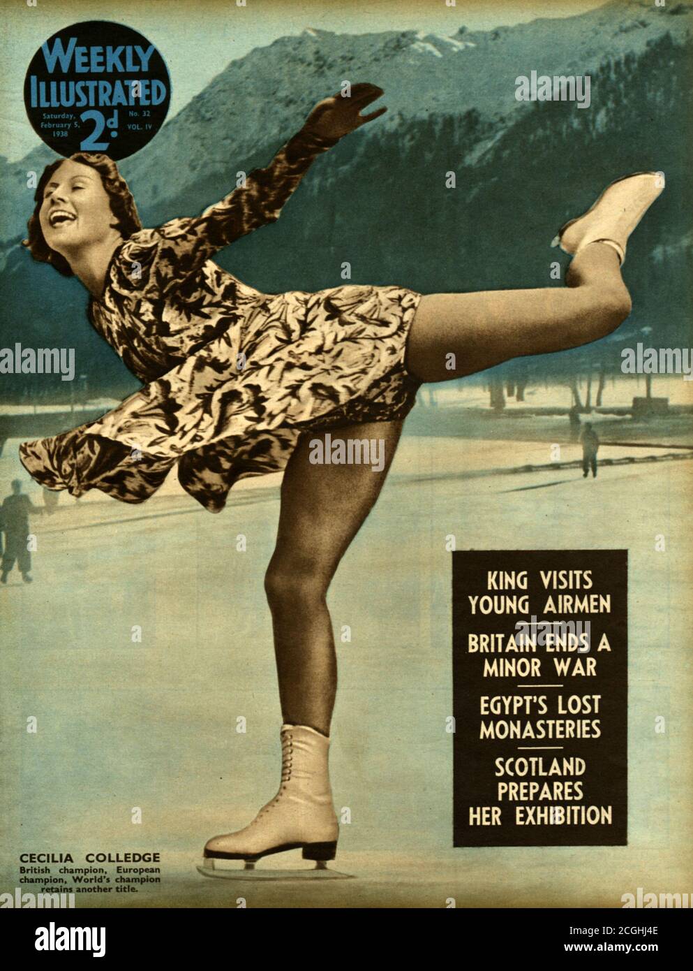 1930s UK Illustrated Magazine Cover Stock Photo