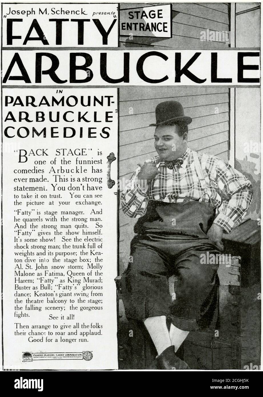 1910s UK Arbuckle Magazine Advert Stock Photo