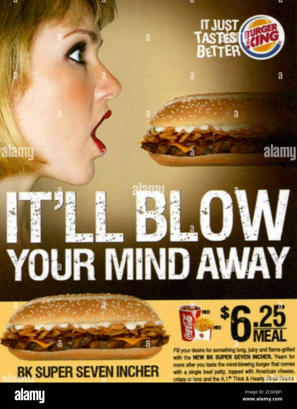 Burger king advert uk hires stock photography and images Alamy