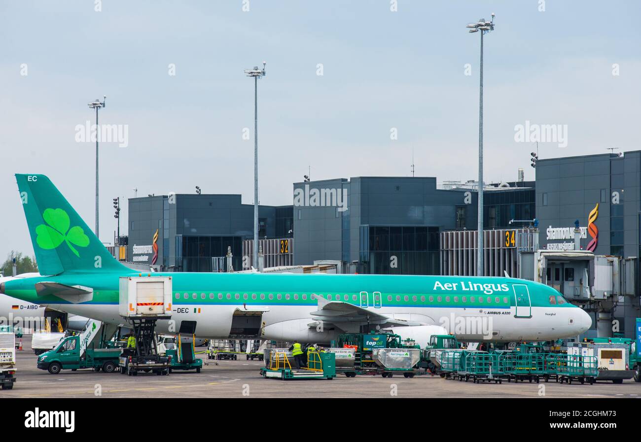 Shannon airport, Ireland 6th April 2017 Air lingus Airbus A320