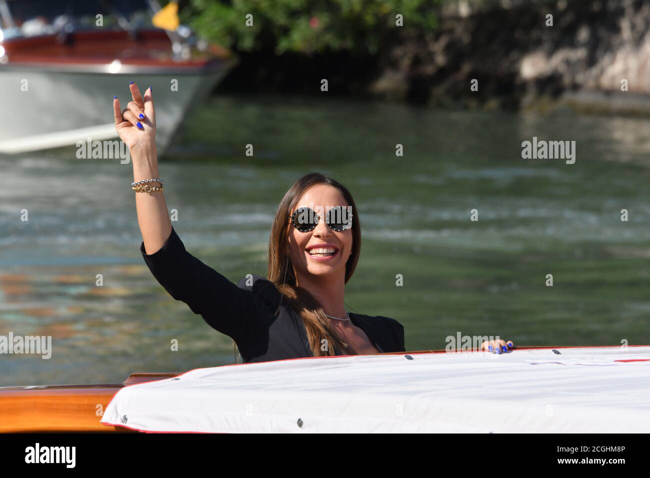 Venice, Italy. 11th Sep 2020.77th Venice Film Festival 2020, Celebrity  Excelsior Arrivals. Pictured Malena La Pugliese ( Filomena Mastromarino )  Credit: Independent Photo Agency Srl/Alamy Live News Stock Photo - Alamy