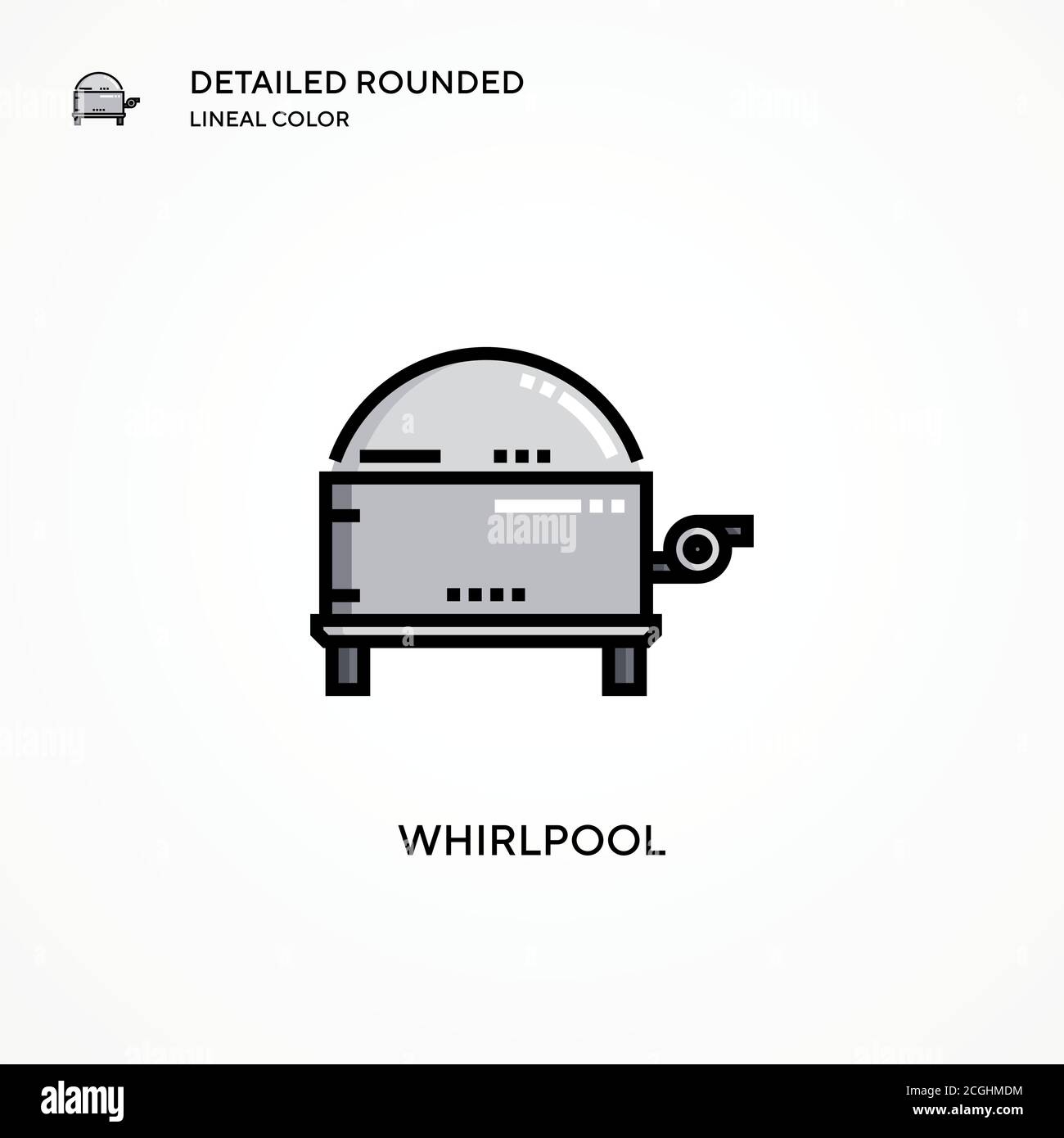 Whirlpool vector icon. Modern vector illustration concepts. Easy to ...