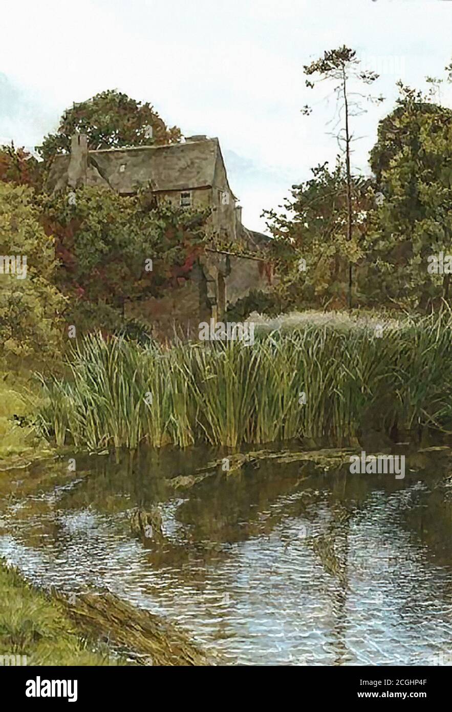 Shaw John Liston Byam - an Autumn Garden - British School - 19th ...