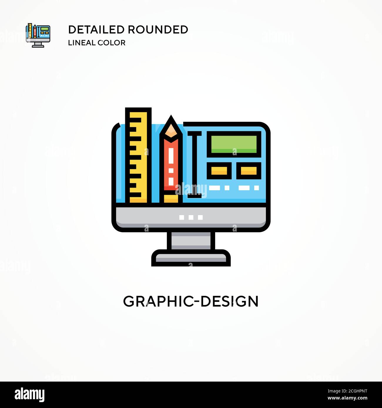 Graphic-design vector icon. Modern vector illustration concepts. Easy ...
