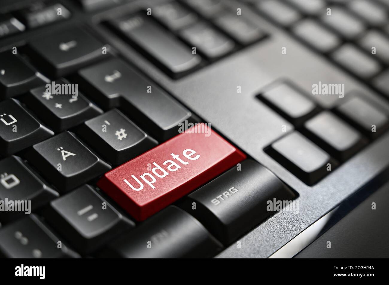Update , Keyboard button Stock Photo