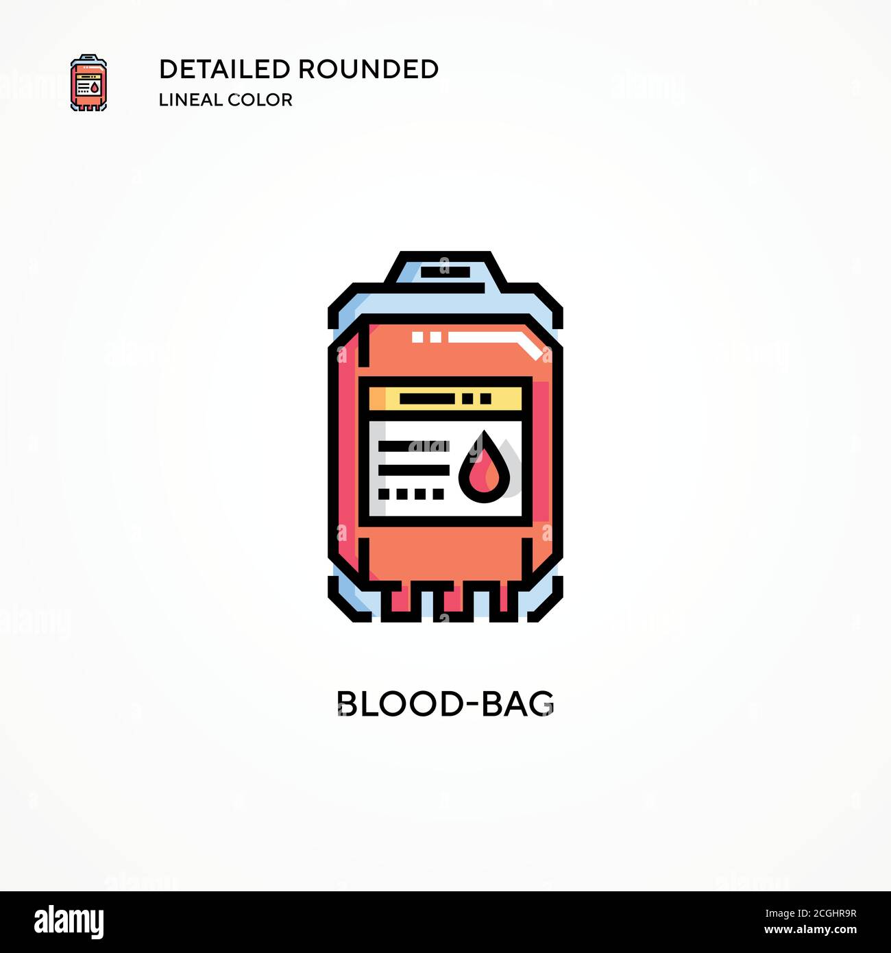 Blood Bag Vector Icon Modern Vector Illustration Concepts Easy To Edit And Customize Stock Vector Image Art Alamy