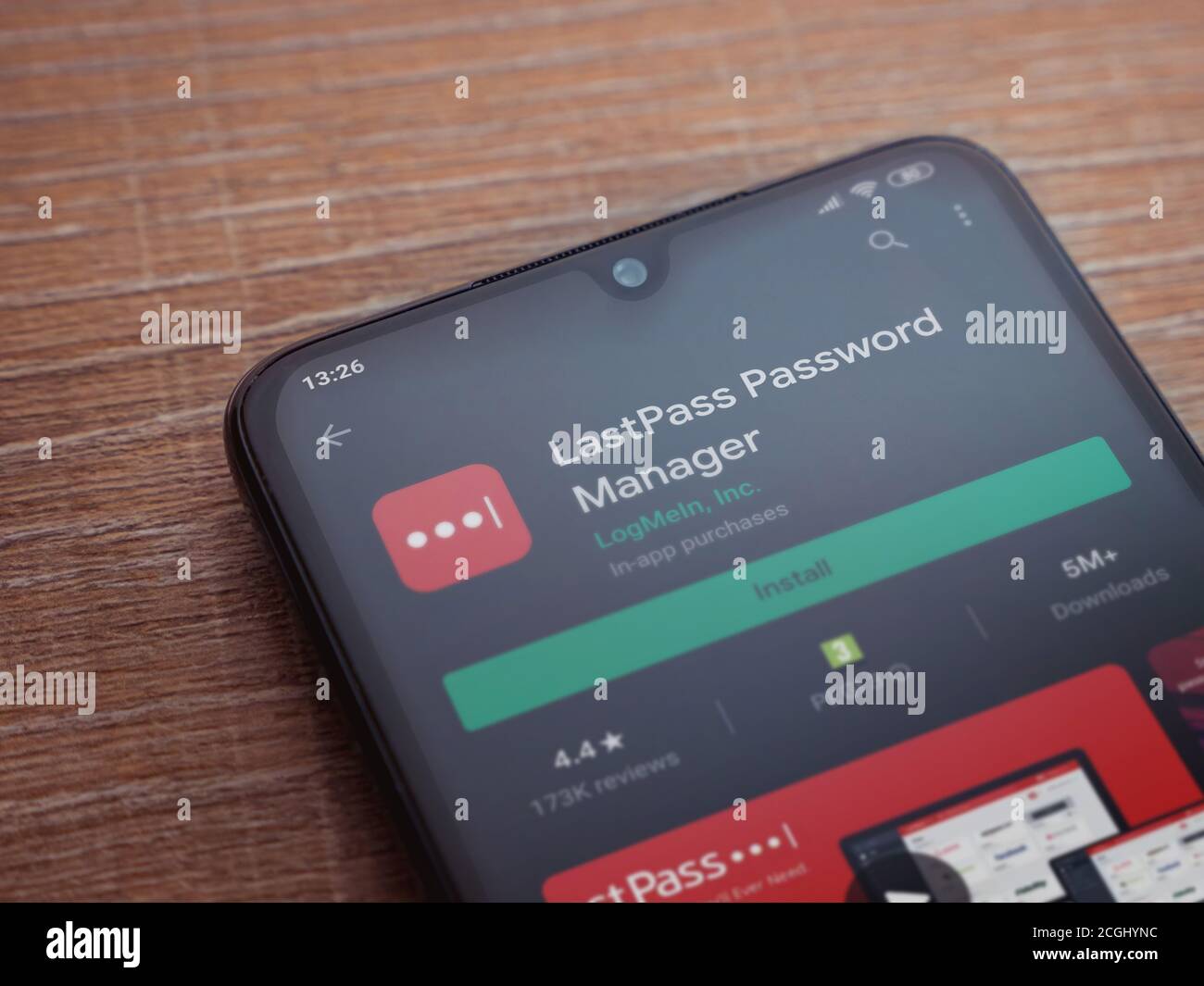 Lod, Israel - July 8, 2020: LastPass Password Manager app play store ...
