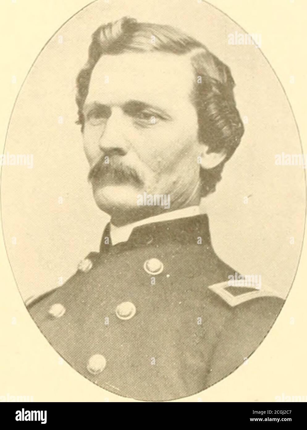 . Officers of the army and navy (volunteer) who served in the civil war . assistant adjutant-general, December 31,[862; colonel, staffâprovost marshal-general of theU. S., March 17, 1863 ; brigadier-general, staffâprovost-marshal-general of the U. S., April 21, 1864. He served during the War of the Rebellion in Wash-ington City to May 28, 1861 ; as chief of staff to GeneralMcDowell, in the Department of Northeastern Virginia,to Jul - 2/, 1861, participating in the battle of Bull Run,Virginia. He was chief of staff to Major-General Buell, in theDepartment and Army of the Ohio, to October ^o,18 Stock Photo