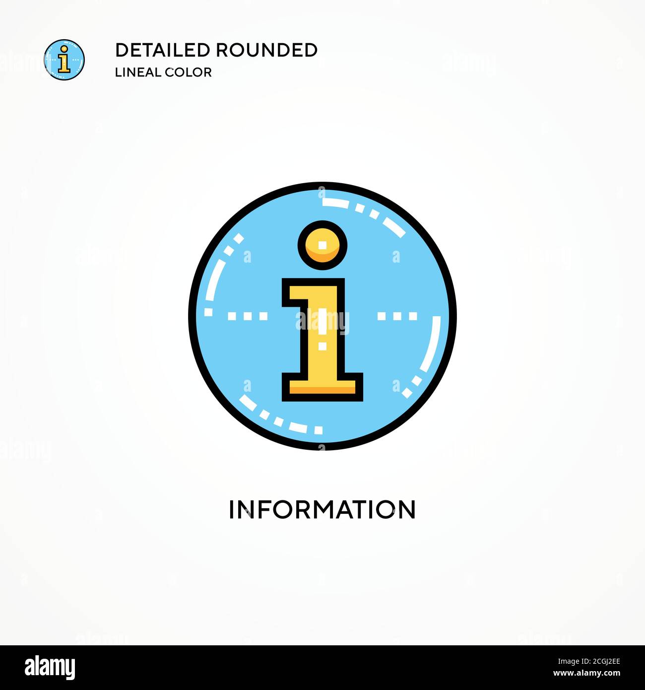 Information vector icon. Modern vector illustration concepts. Easy to ...