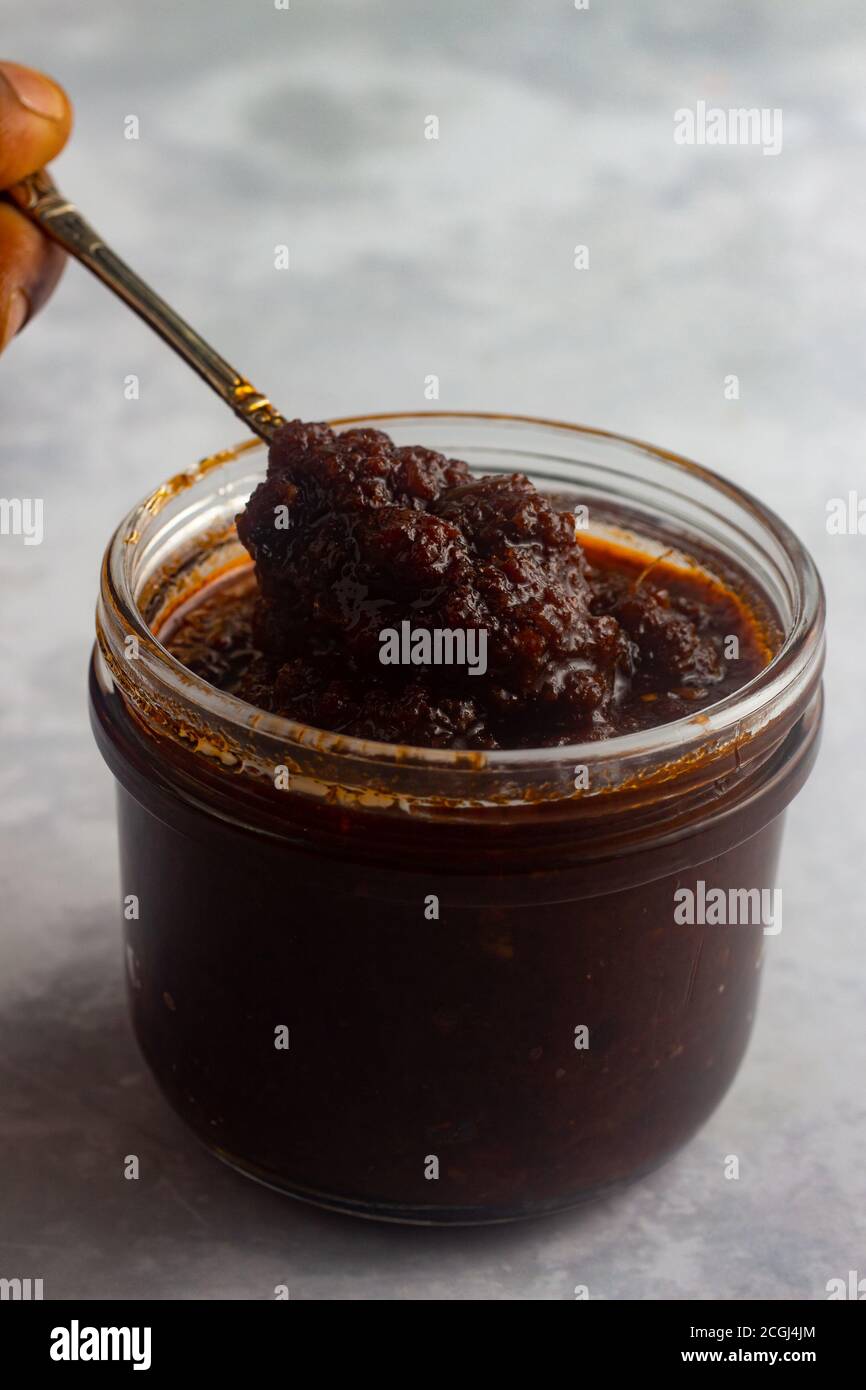 Ghana Best Shito Hot Chili Sauce Stock Photo - Alamy