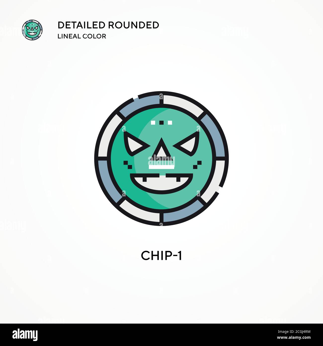 Chip-1 vector icon. Modern vector illustration concepts. Easy to edit ...