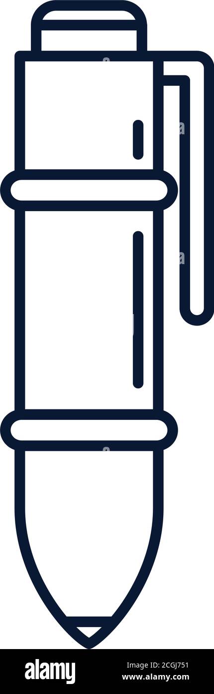 pen supply, line style icon Stock Vector Image & Art - Alamy