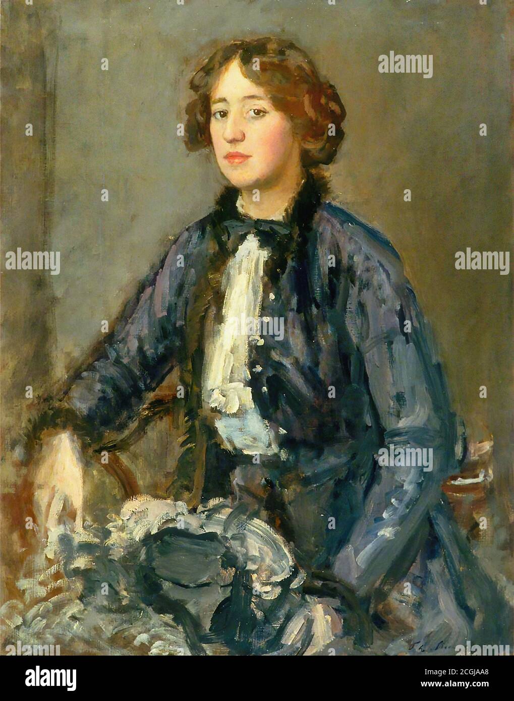 Steer Philip Wilson - Mabel Elizabeth Hammersley Née Lilford - British School - 19th  Century Stock Photo
