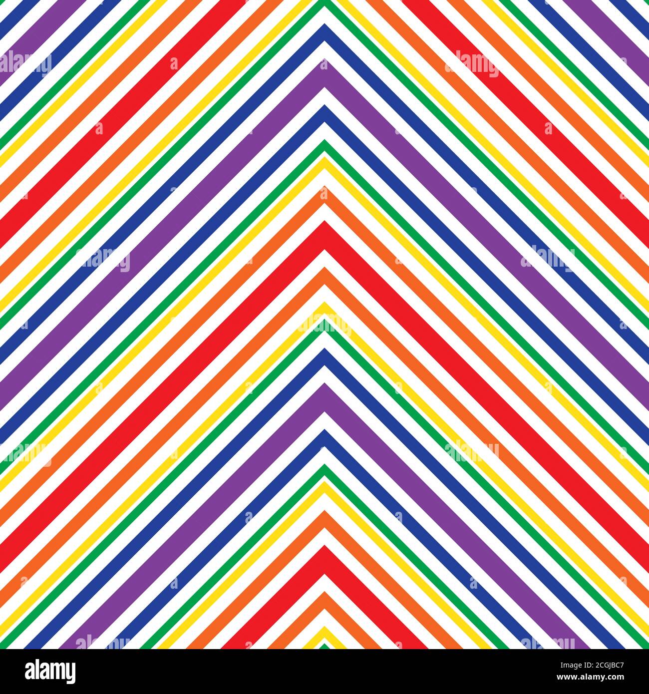 Rainbow striped seamless pattern background suitable for fashion textiles Stock Vector