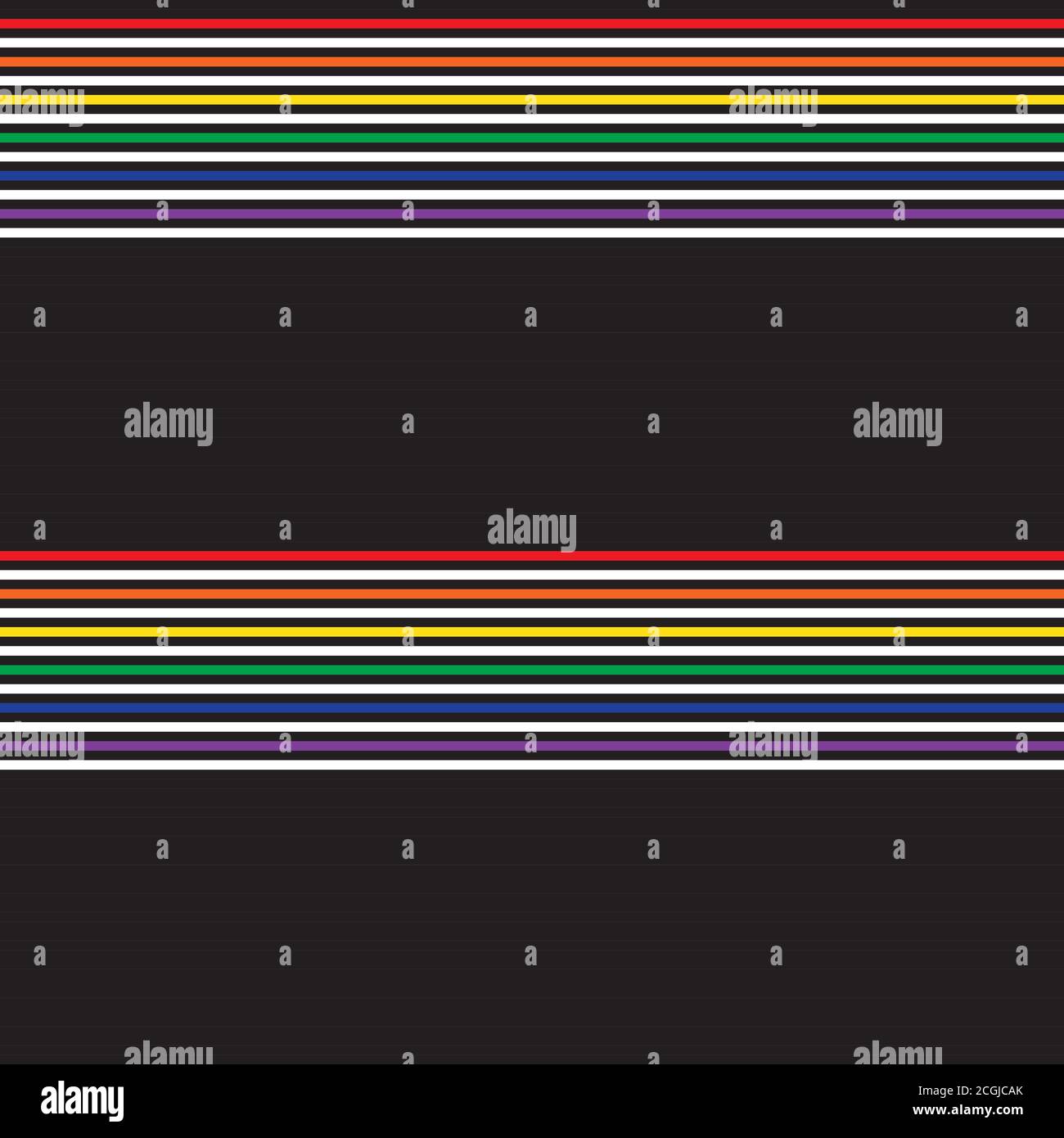 Rainbow striped seamless pattern background suitable for fashion textiles Stock Vector