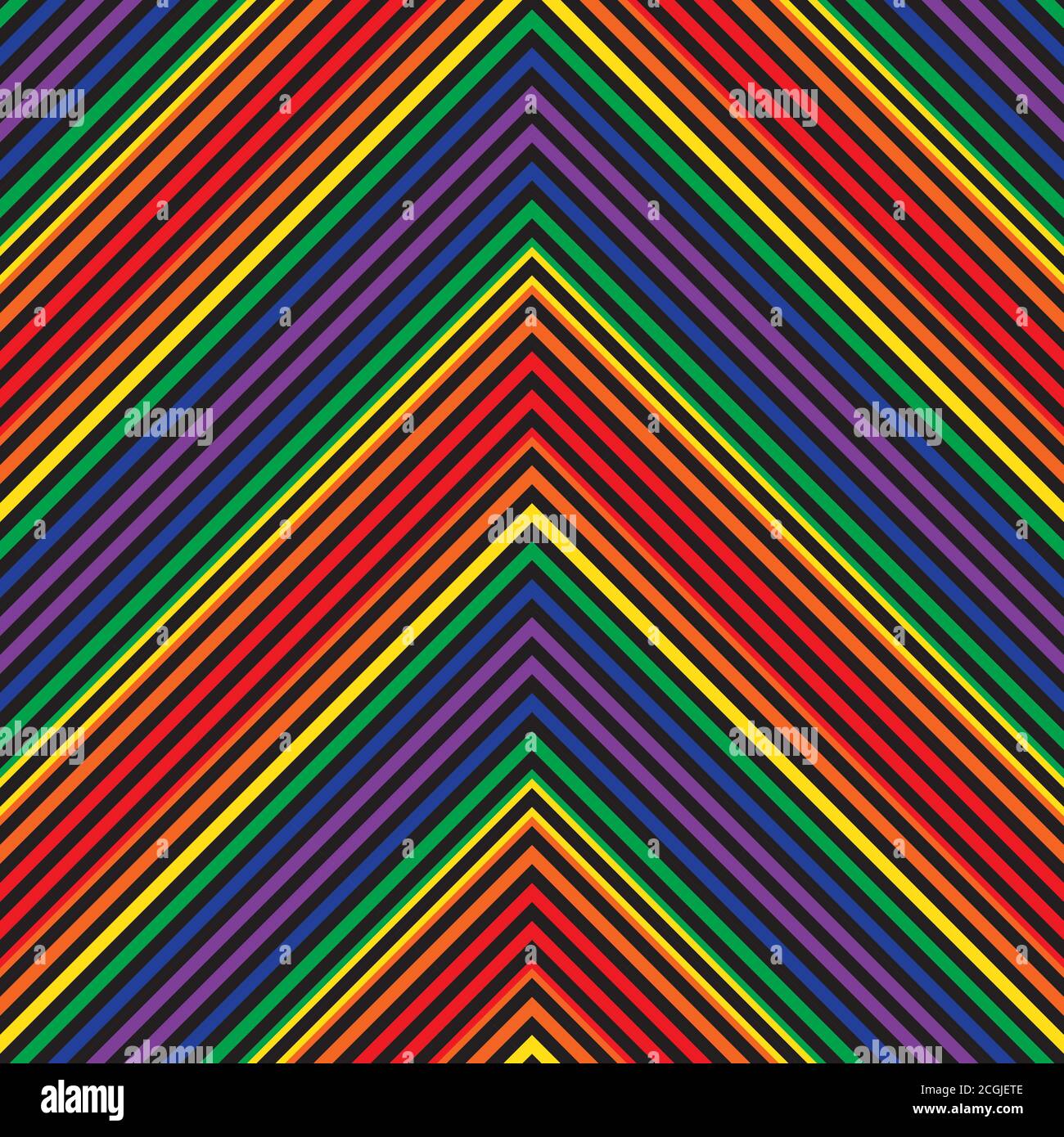 Rainbow striped seamless pattern background suitable for fashion textiles Stock Vector