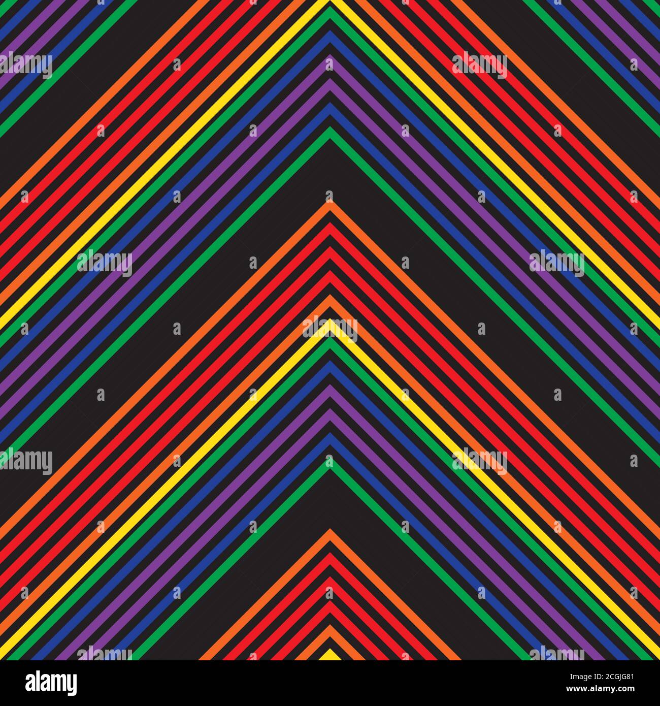 Rainbow striped seamless pattern background suitable for fashion textiles Stock Vector