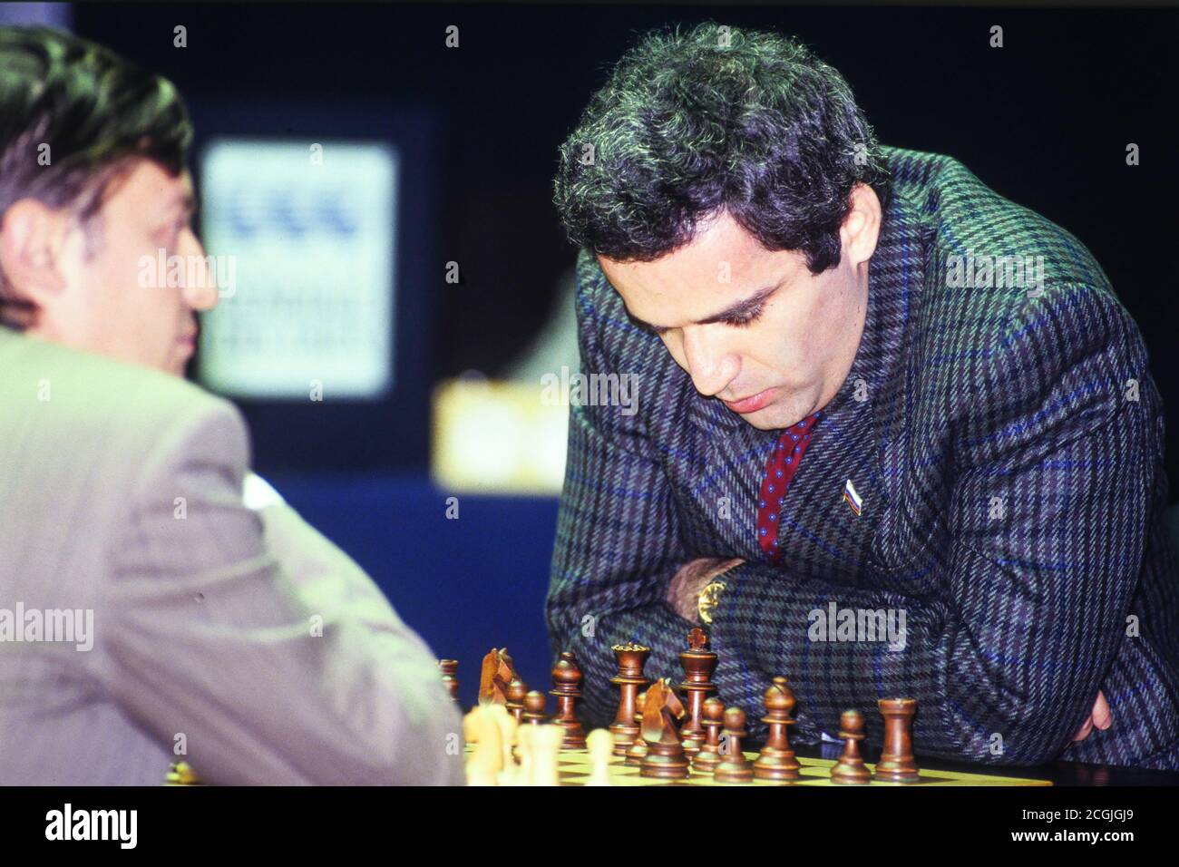 Chests World Championship 1990: Karpov vs Kasparov, Lyon (France Stock  Photo - Alamy