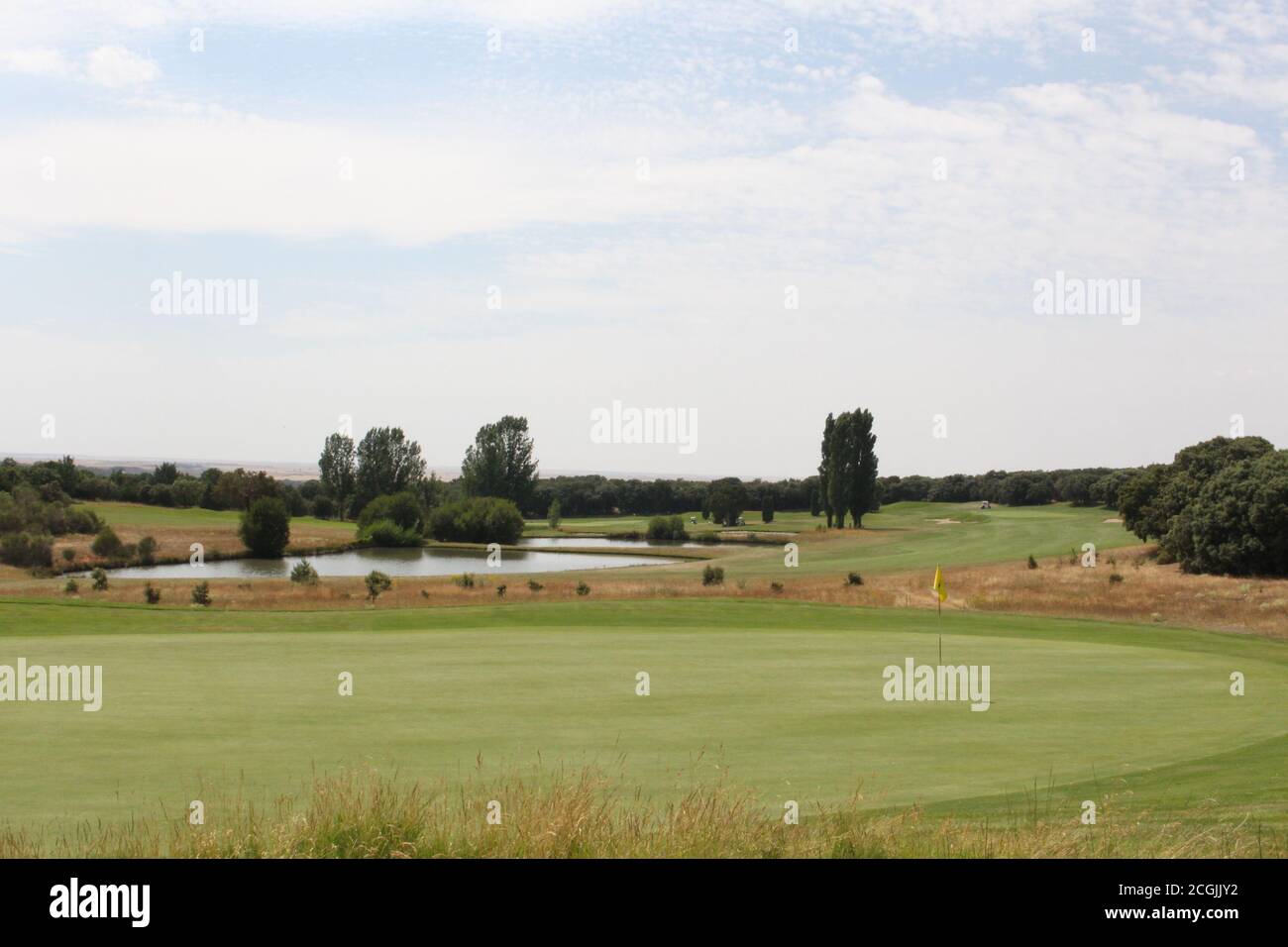 Imágenes de jugadores de golf - Campo de golf Stock Photo