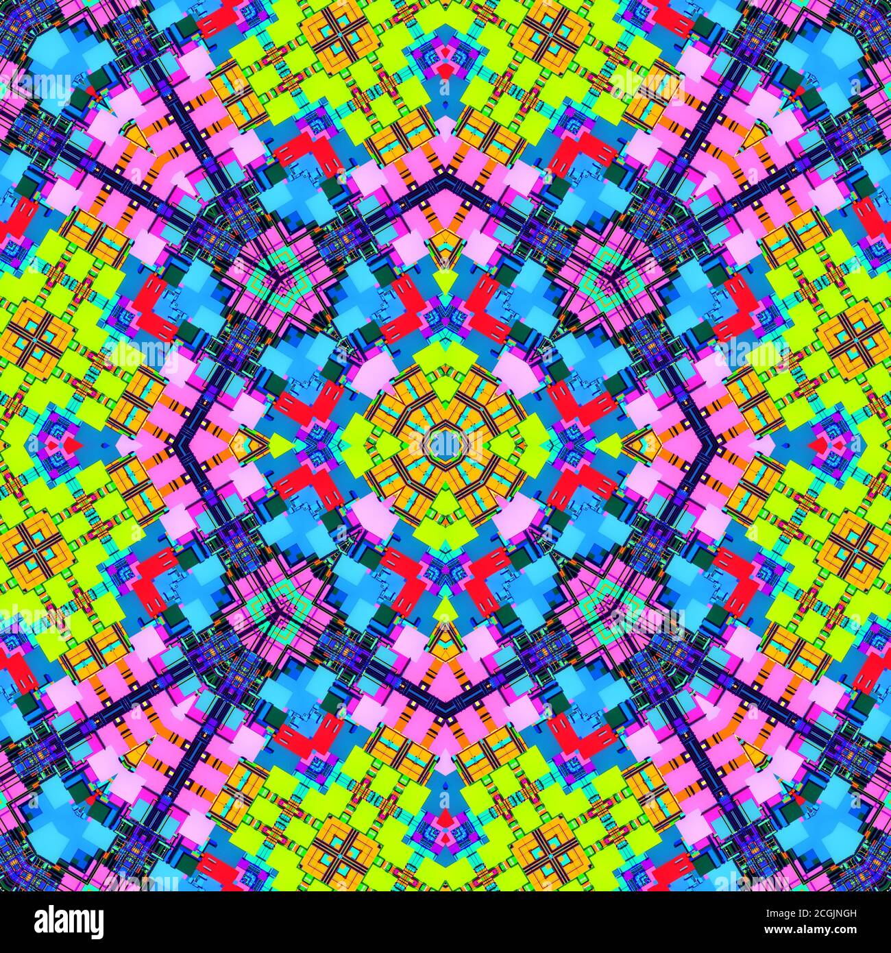 Repeating background of colored patterns Stock Photo - Alamy