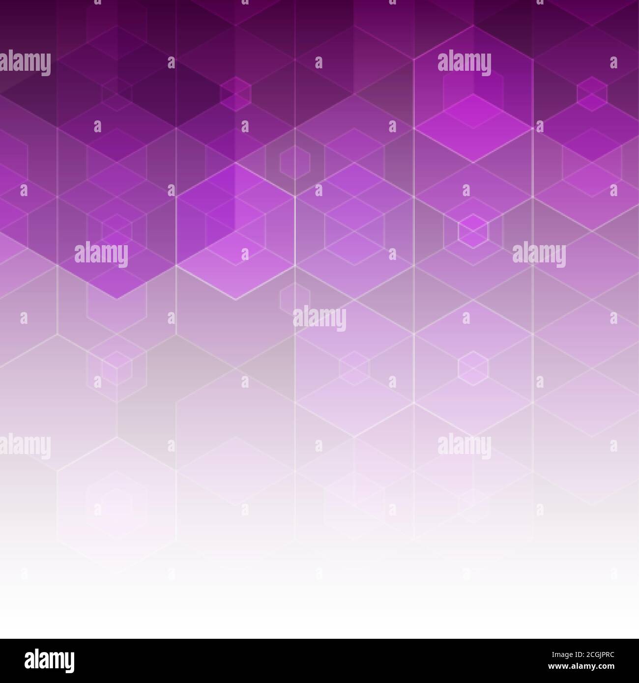 Abstract illustration. purple vector hexagon background. eps 10 Stock Vector