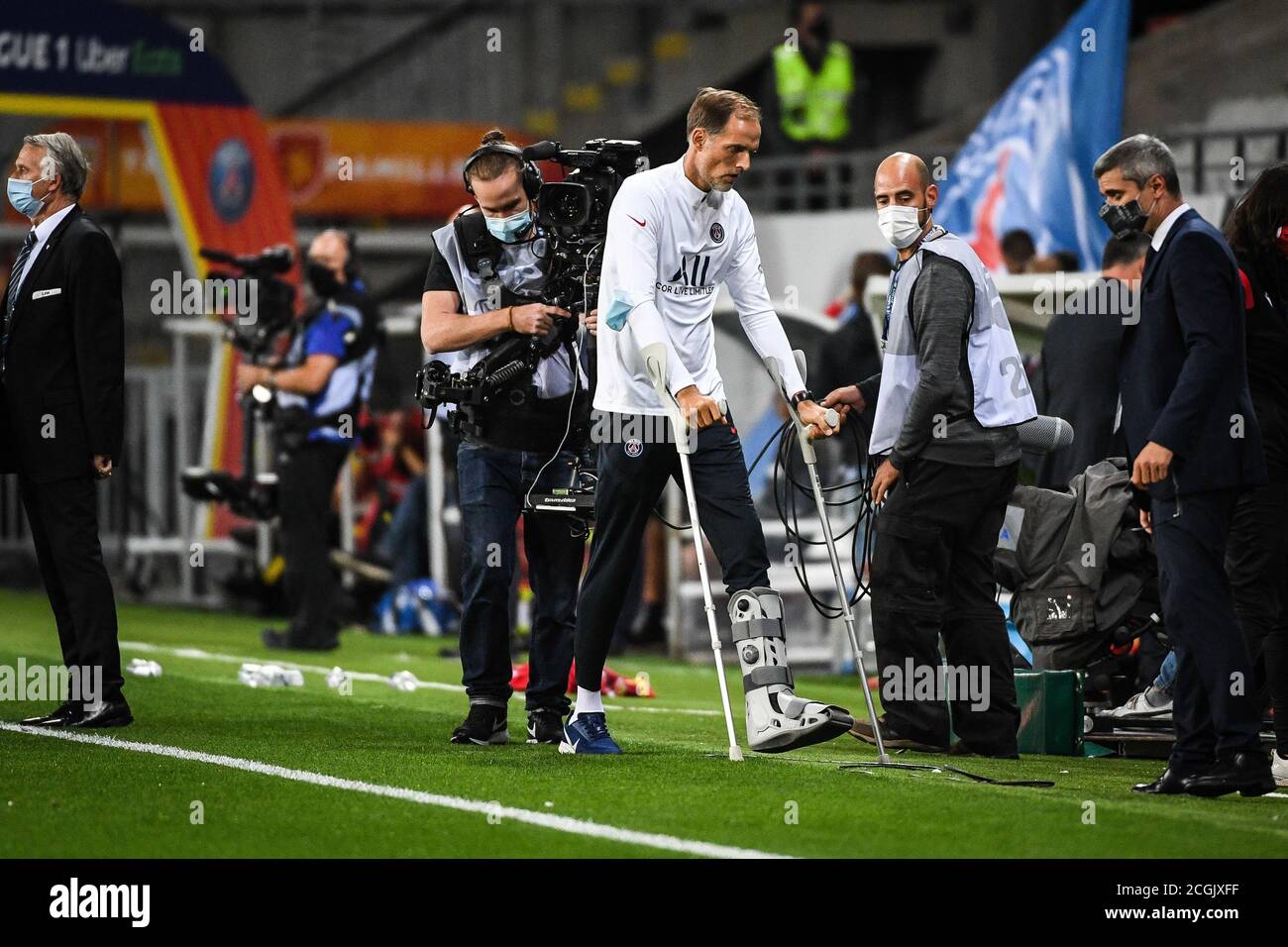 Thomas TUCHEL Of PSG During The French Championship Ligue 1 Football thomas-tuchel-of-psg-during-the-french-championship-ligue-1-football