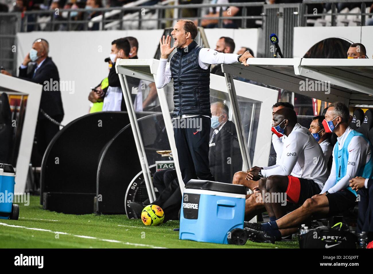Thomas TUCHEL Of PSG During The French Championship Ligue 1 Football thomas-tuchel-of-psg-during-the-french-championship-ligue-1-football