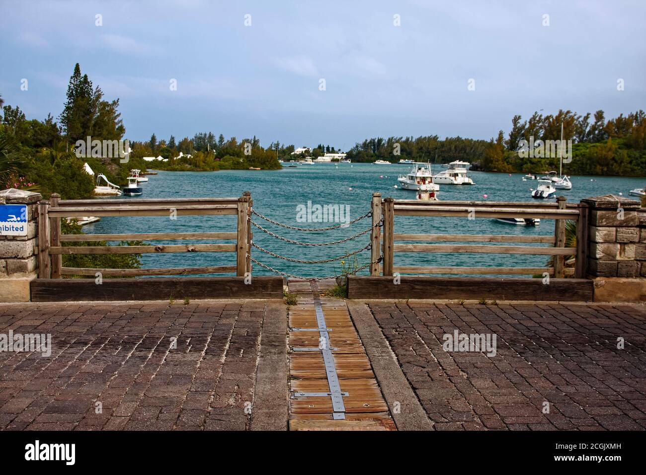 Somerset Bridge, 22" wide, world's smallest drawbridge, hinged wood