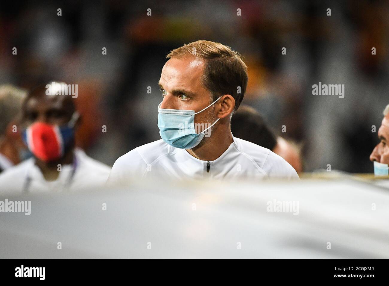 Thomas TUCHEL Of PSG During The French Championship Ligue 1 Football thomas-tuchel-of-psg-during-the-french-championship-ligue-1-football