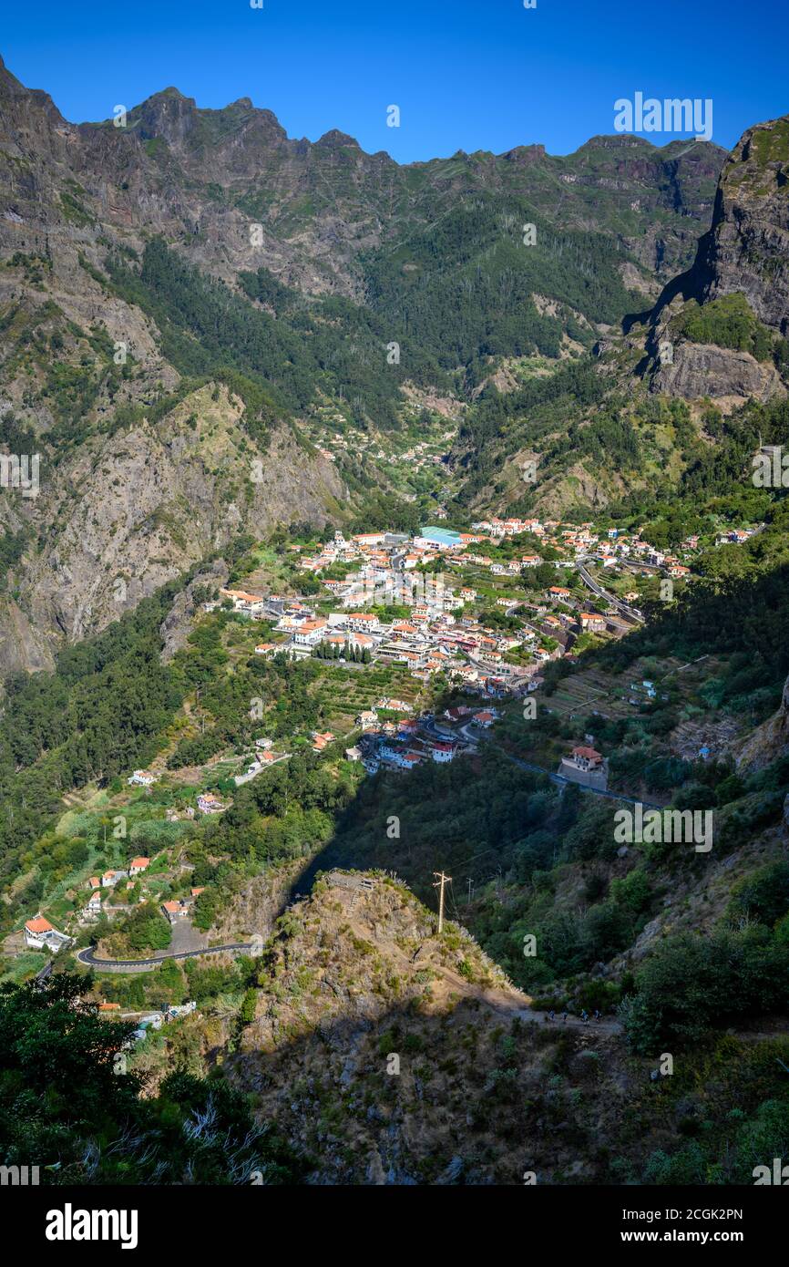 Curral das Freiras (Nuns Valley), Madeira Stock Photo