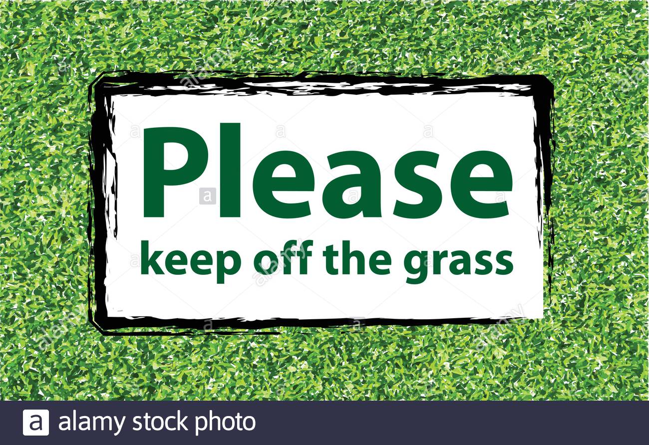 Enter step. Please keep off the grass. Keep off the grass. Keep off the grass sign. Keep of the grass icon.