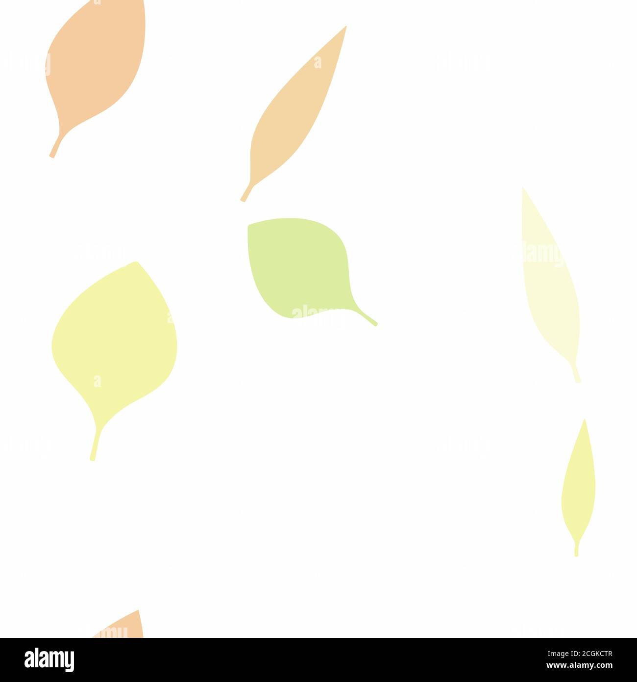 Fall Leaves Seamless Vector Pattern - Repeating ornament for textile, wraping paper, fashion etc. Stock Vector