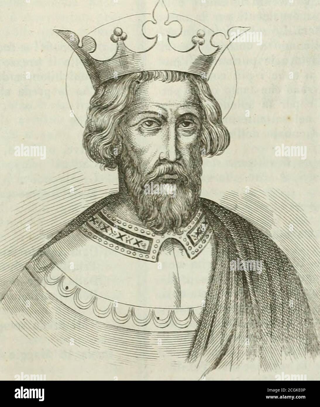 . The history of the rebellion and civil wars in England, begun in the year 1641 : with the precedent passages and actions, that contributed thereunto, and the happy end, and conclusion thereof by the king's blessed restoration, and return upon the 29th of May, in the year 1660 . RITRATTO Dl CARLO .MAGNO DIPINTO A FRESCO NEL PALAZZO VATICANO. (*) Carlo Magno fu flgliuolo del re Pipino e uacquenellanno 742. Rimasto per la morte del padre e del (*) II dipinto scorgesi sulla porta a ritnpetto chefa capo la scala delta del Maresciallo, ove si osservaespresso Carlo Magno che rimette la Chiesa in po Stock Photo