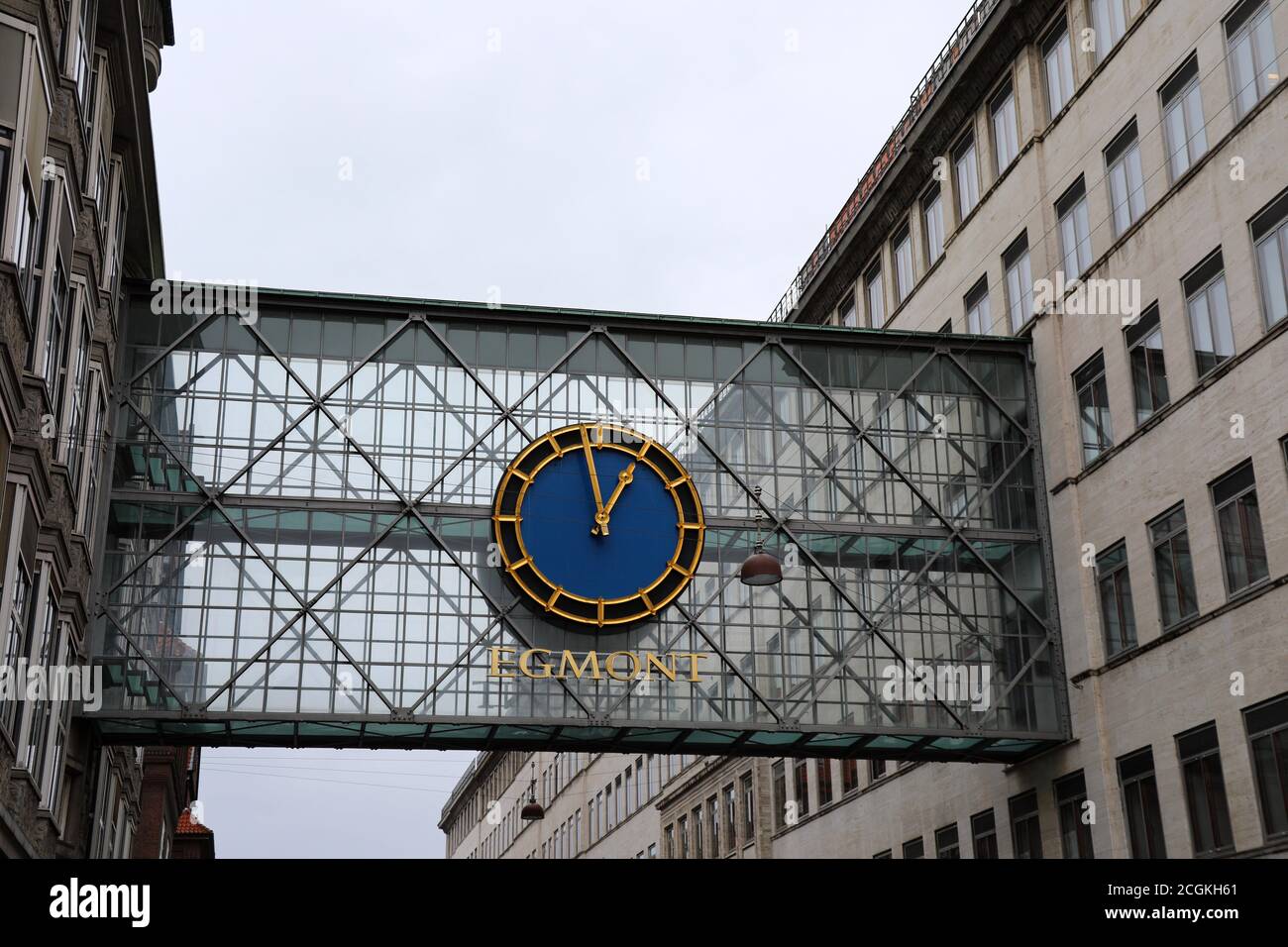 Egmont Clock in Copenhagen Stock Photo Alamy
