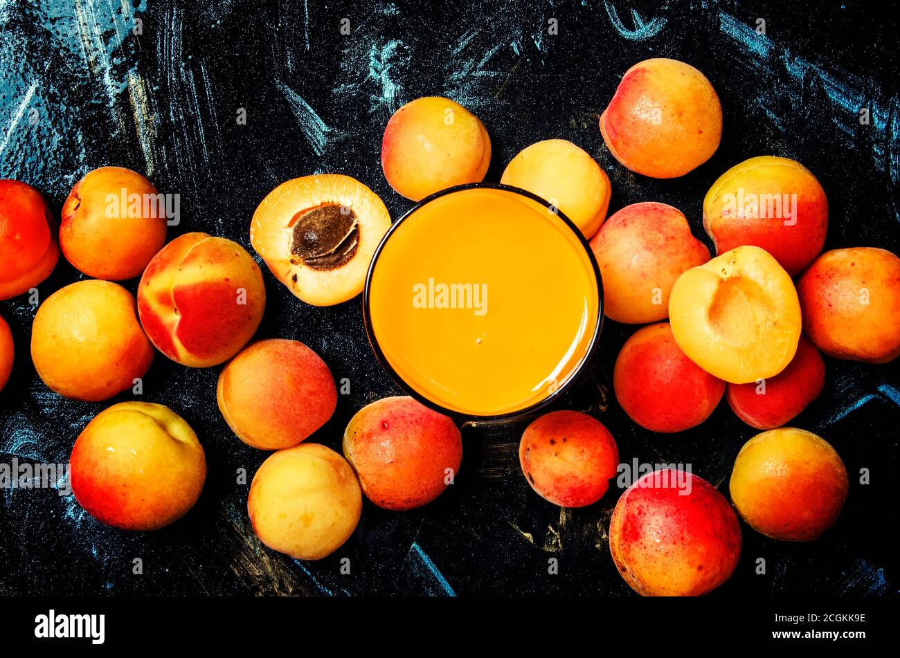 Freshly squeezed apricot juice hi-res stock photography and images - Alamy