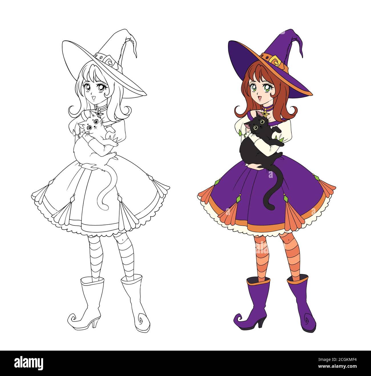 Kawaii Witch - Anime Girls Wallpapers and Images - Desktop Nexus Groups