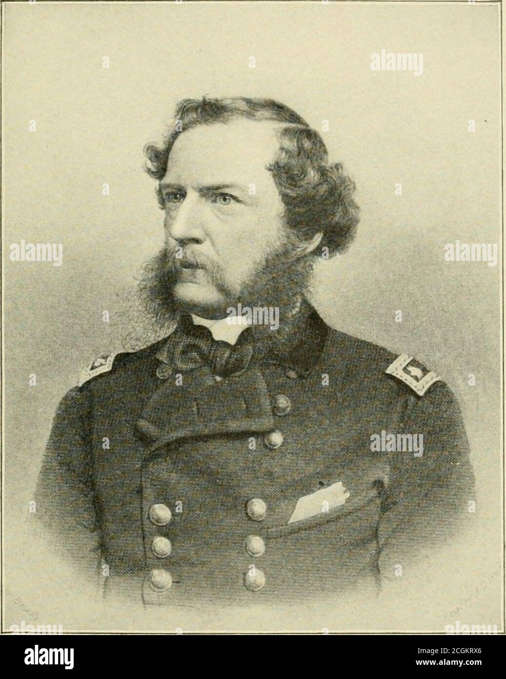 . History of the One hundred and twenty-fifth regiment, Pennsylvania volunteers, 1862-1863 . J5vT. Maj.-Gen. John White Geary. Captain 2nd Pennsylvania Infantry, December 21,1846; Lieutenant-colonel, January 7, 1847; Colonel 23rclPennsylvania Infantry, June 28, 1861 ; Brigadier-GeneralVolunteers, November 25, 1862; Brevet Alajor-GeneralVoliimcers. January 12, 1865. Died February 8, 1872.. 5vT. Maj.-Gen. Samuel Wylie Crawford. Assistant Surgeon, March lo, 1851G neral, Volunteers, April 25, 186;ember 3, 1892 Major, 13th Infantry, May 14, 186; Major-General, March 18,1865; ; BrigadierDied, Nov- Stock Photo