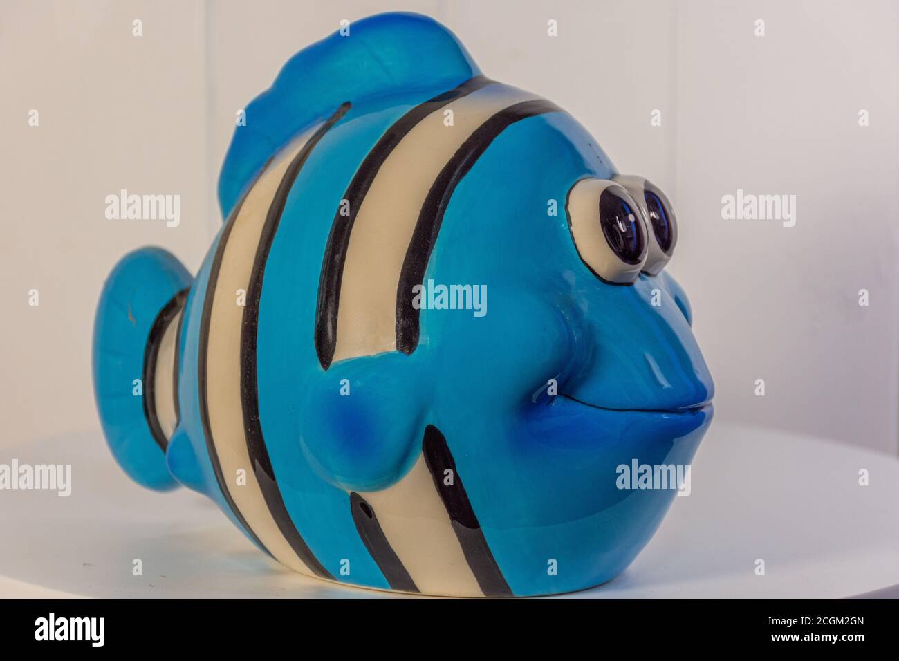 Close up of a terracotta fish. Aquarium concept Stock Photo Alamy