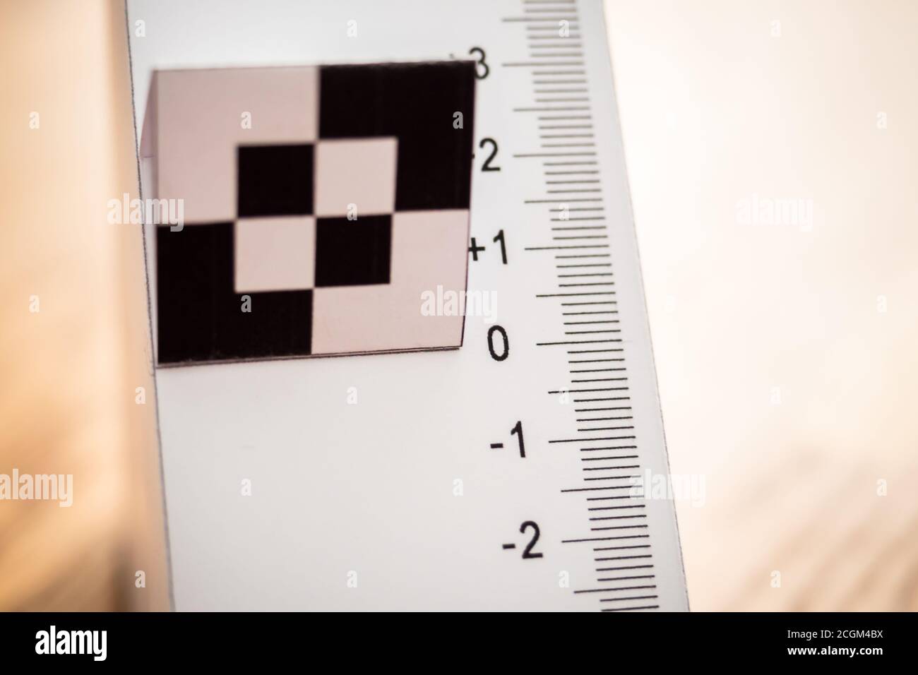 Paper chart for auto focus calibration of a camera Horizontal Stock Photo - Alamy