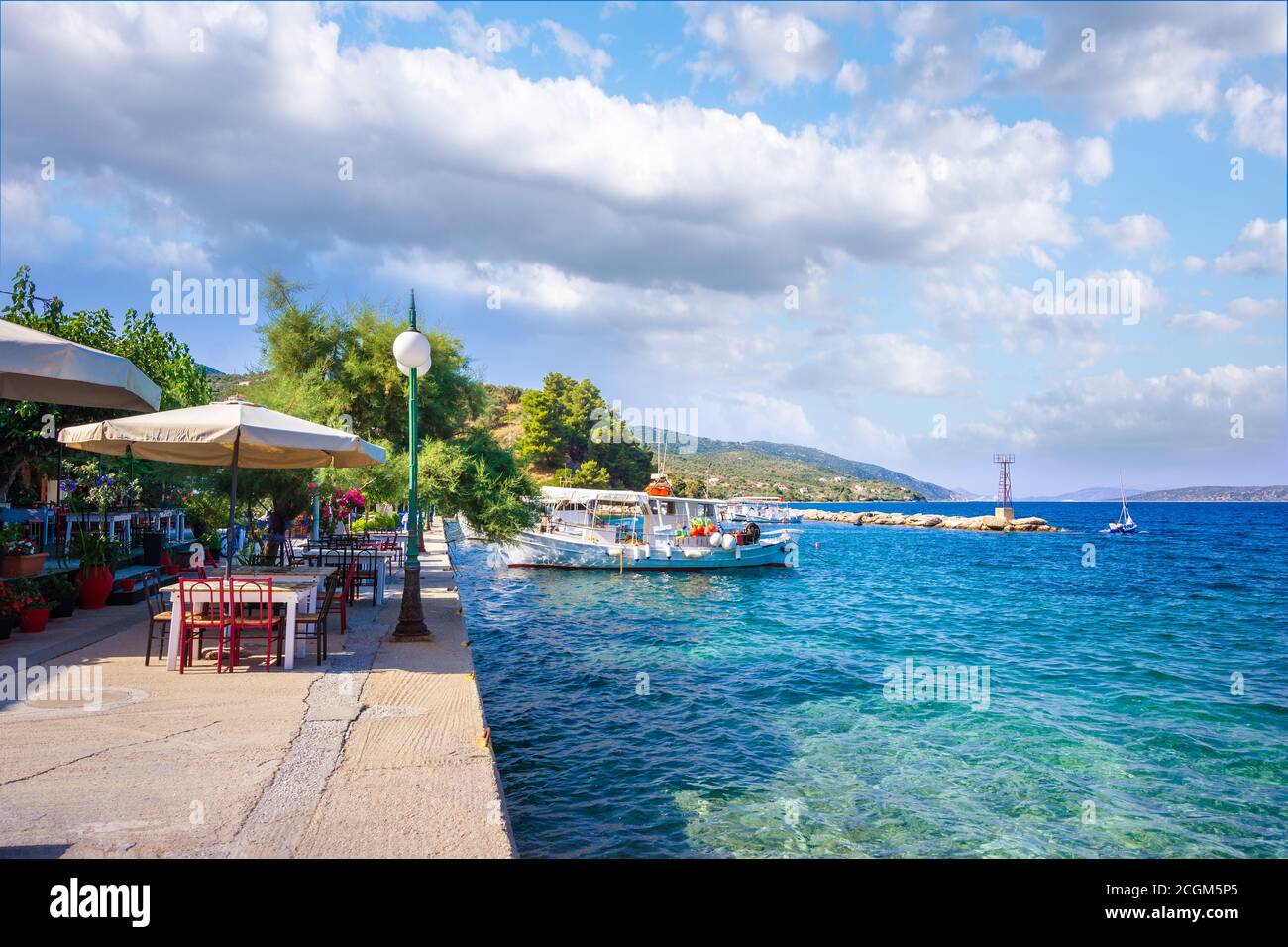 Kalamakia is a beautiful and quiet small village in Alonnisos island,  Greece Stock Photo - Alamy