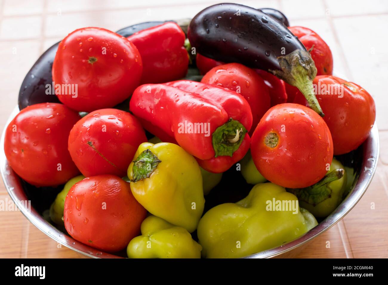 Top view ripe vegetables hi-res stock photography and images - Alamy