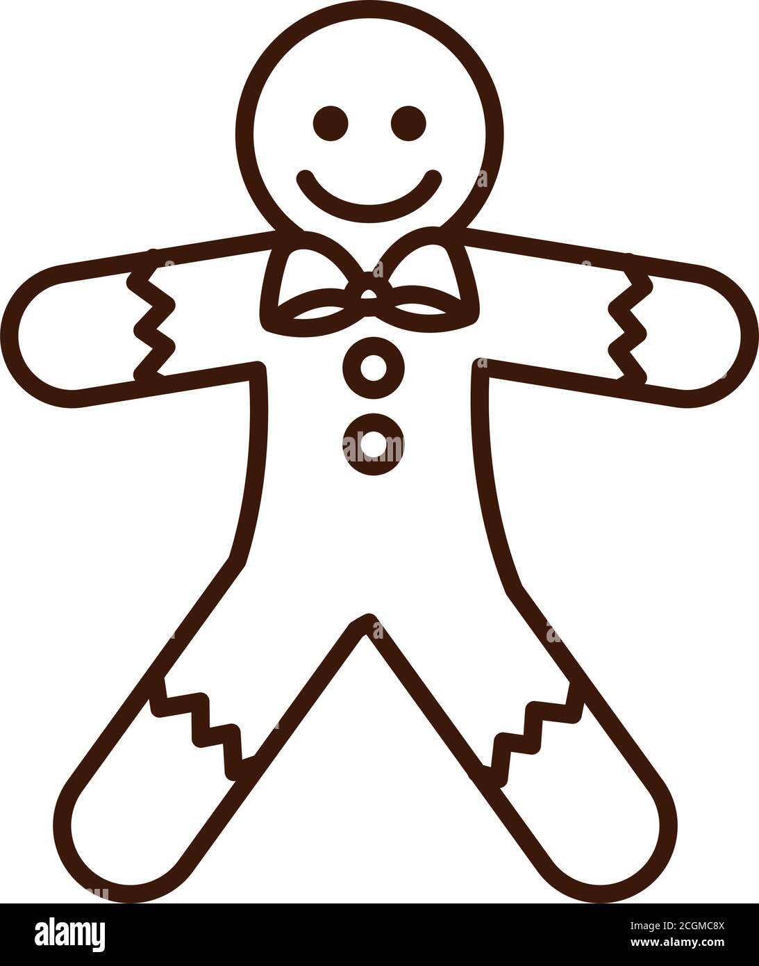 happy merry christmas, gingerbread cookie cartoon celebration festive ...