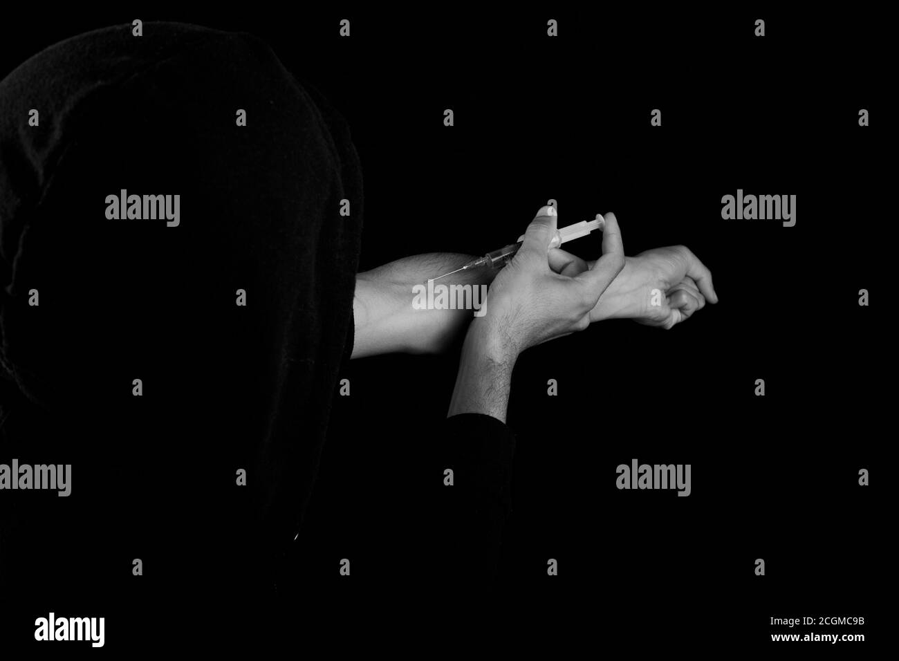 Injection man Black and White Stock Photos & Images Alamy