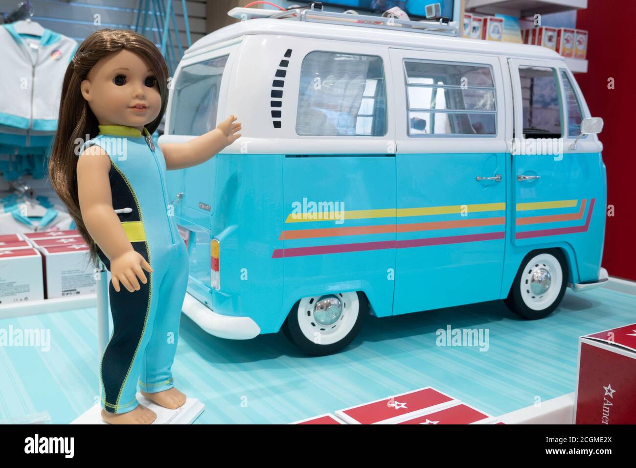 American Girl Place store is located in Rockefeller Center, New York